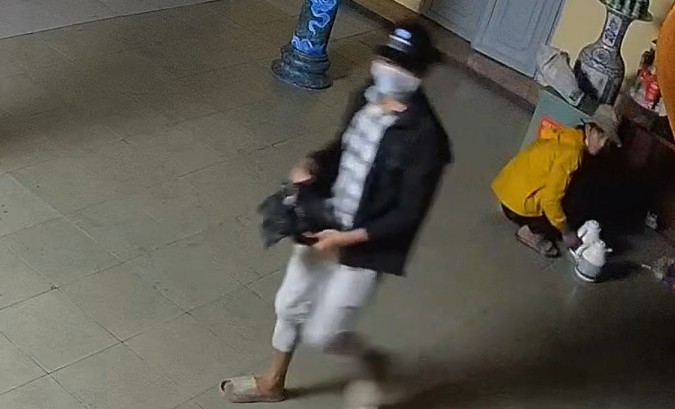 Cơ quan CSĐT Công an quận Hồng Bàng tìm người biết thông tin  vụ Trộm cắp tài sản tại đền Bát Trang